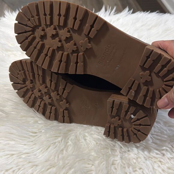 Blondo Waterproof Women's Black Suede Boots with Shearling Lining - Picture 6 of 11